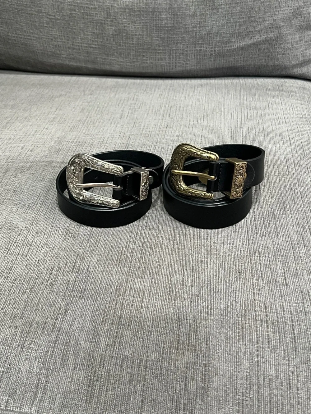 Western Style Accent Buckle Belts